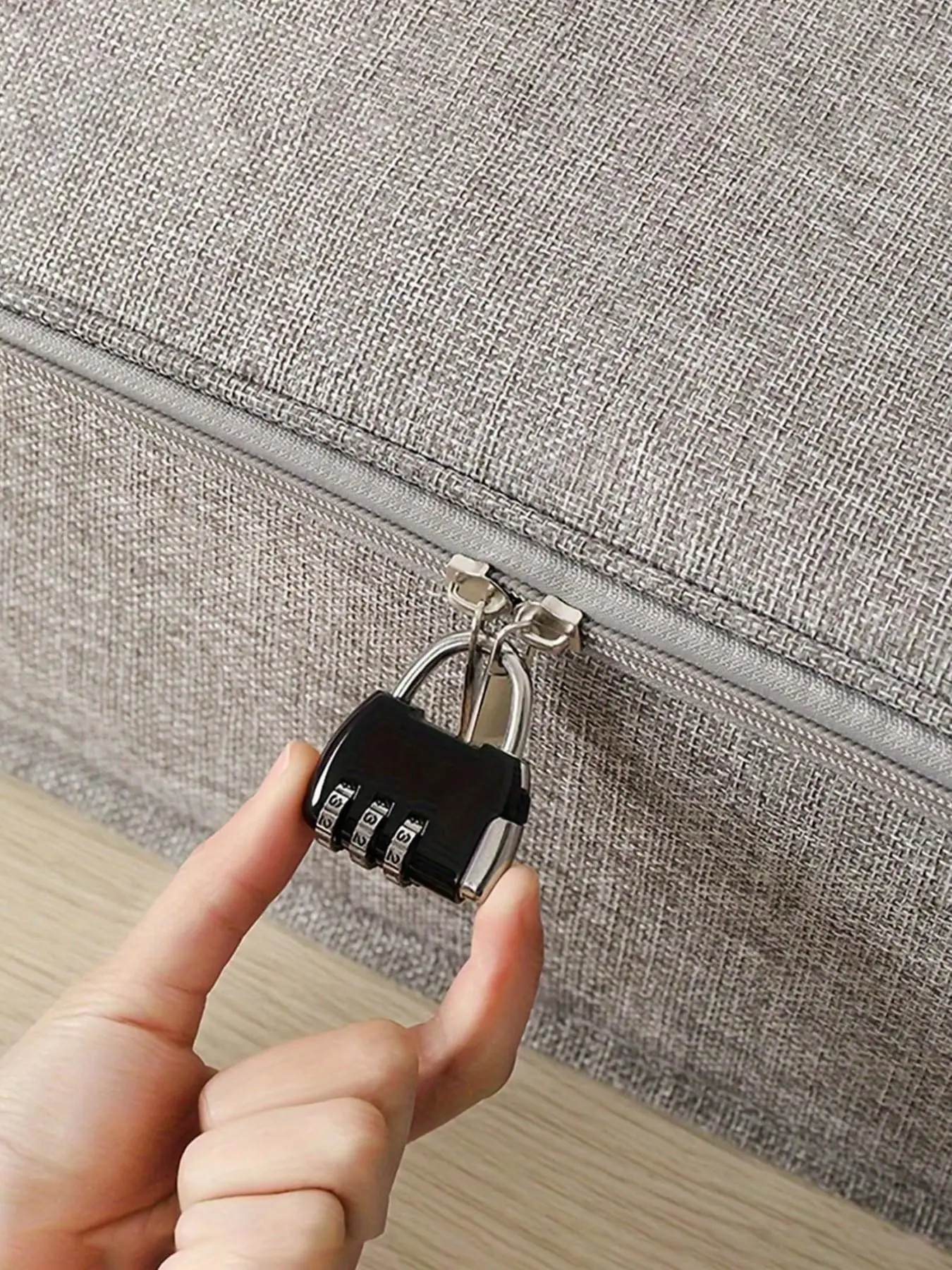 Mini Three-Digit Password Lock, Multi-Color Metal Anti-Theft Small Lock, Rust-Resistant, Keyless Unlock, Portable, for Luggage, Backpack, Storage Cabinet, Zinc Alloy Lock