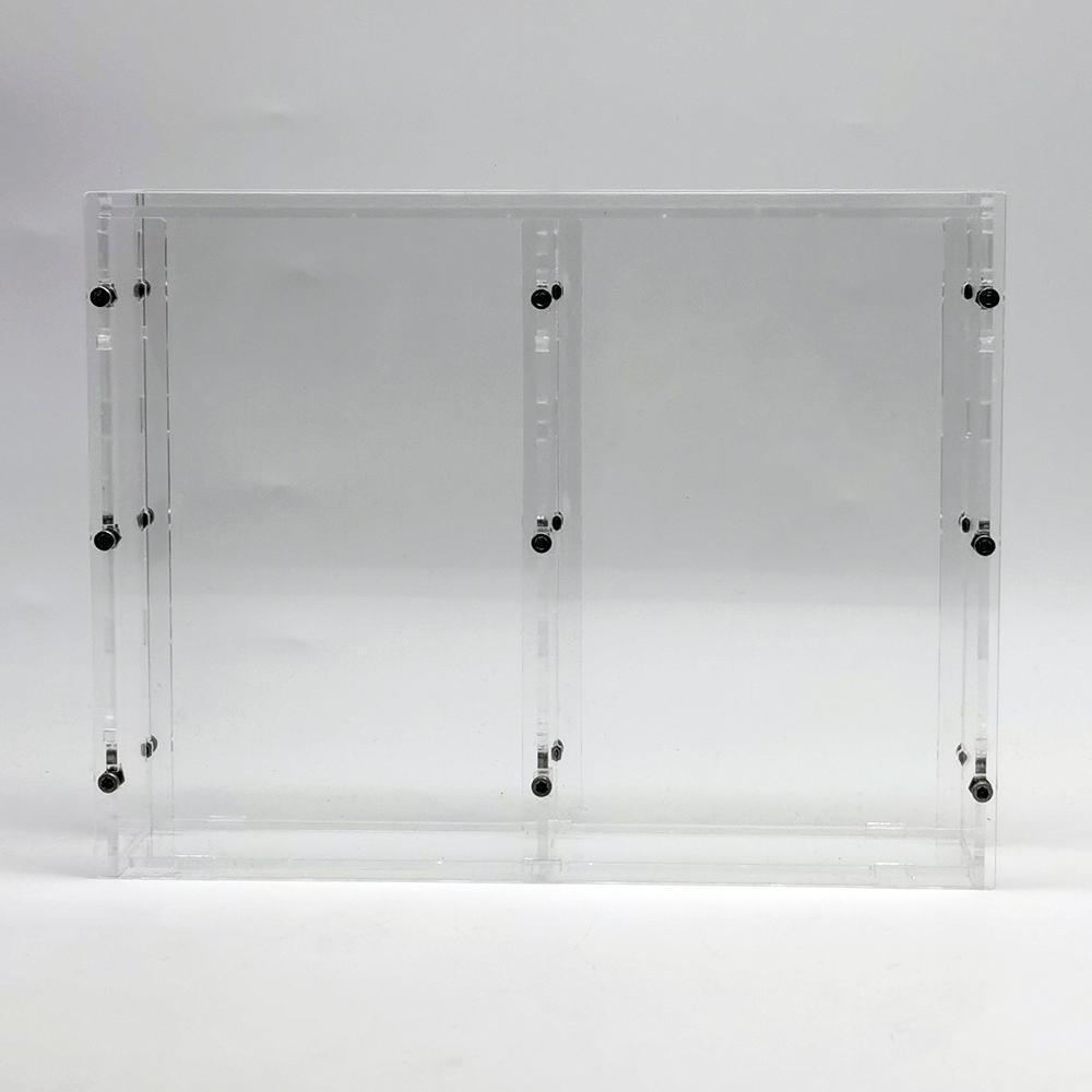 Bob 1/64 Model Car Display Case (without cars in pictures) For Hotwheels Acrylic Transparent High Grade Screw Fixed Display Box