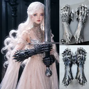 Cosplay Party Costume Gloves, 3D Printed Silk Pla Material, Dragon Shape Gloves, Perfect Gift for Boys and Girls