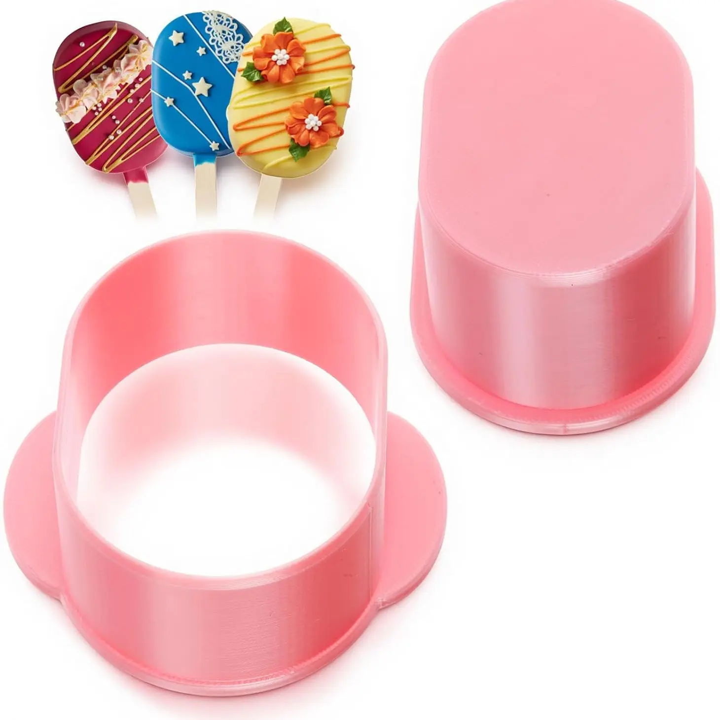 Cakesicle Cutter, Cake Pop Mold, Molds for Baking, Cake Pop Cutter and Pusher Press, Baking Tools for Home Birthday Parties Wedding Desserts