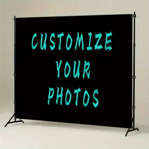 (Party) 1pc of  Photo Backdrop Fabric Decoration, Suitable Weddings,  Photo Shoots, Graduations, Etc.- Durable, Holiday Party Home Decoration and Studio Props. Holiday Polyester Backdrop Decoration