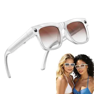Women’s Smart Glasses with Camera, 4GB Memory Build-in(No TF Card Need),8MP Anti-Shake Video Recording , 290Mah Battery,AI Real Time Translation ,Bluetooth Calling ,Build-in Mic & Speakers, HiFi Audio ,Music Control.