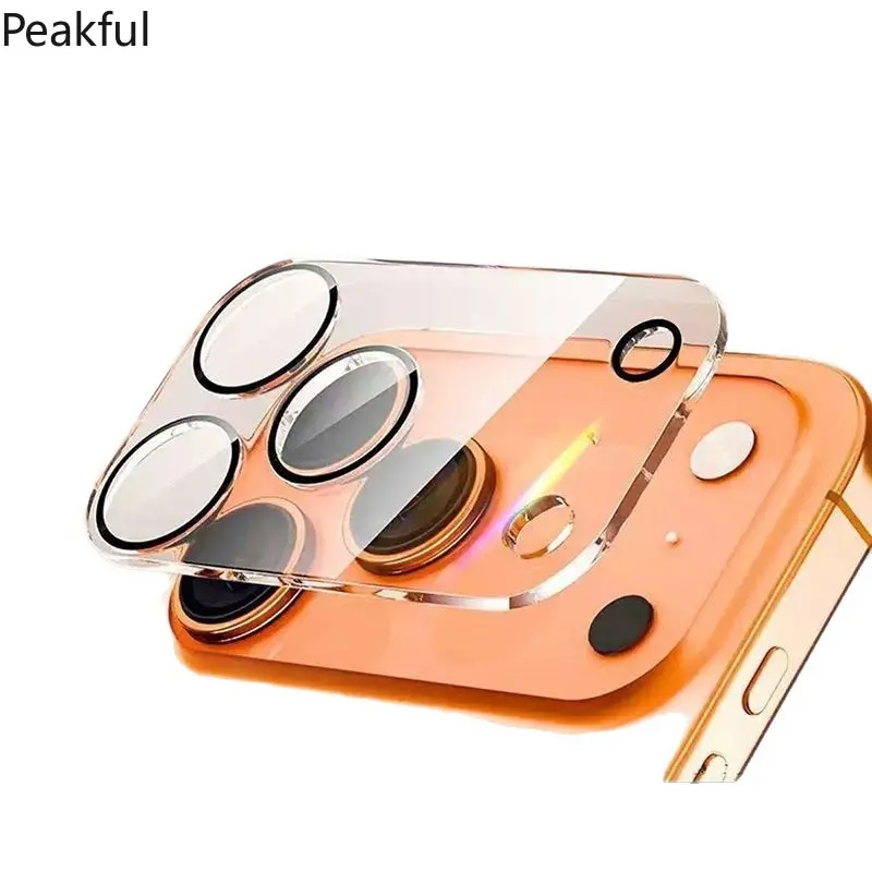 iPhone Lens Protector for 17 Pro Max/16/15/14/13, Corning Glass Camera Shield with Metal Frame, Scratch-Proof Ultra-Clear Guard, Preserves Original Photo Quality for Travel & Daily Use