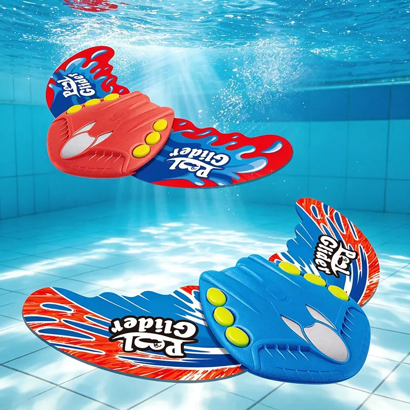 Summer children's water-powered devil fish swimming toy, Water Powered Stingray Underwater Glider Toy Viral Summer Pool Gadget No Battery Kids Diving Flying Fish Toy For Backyard Swimming Pool Party