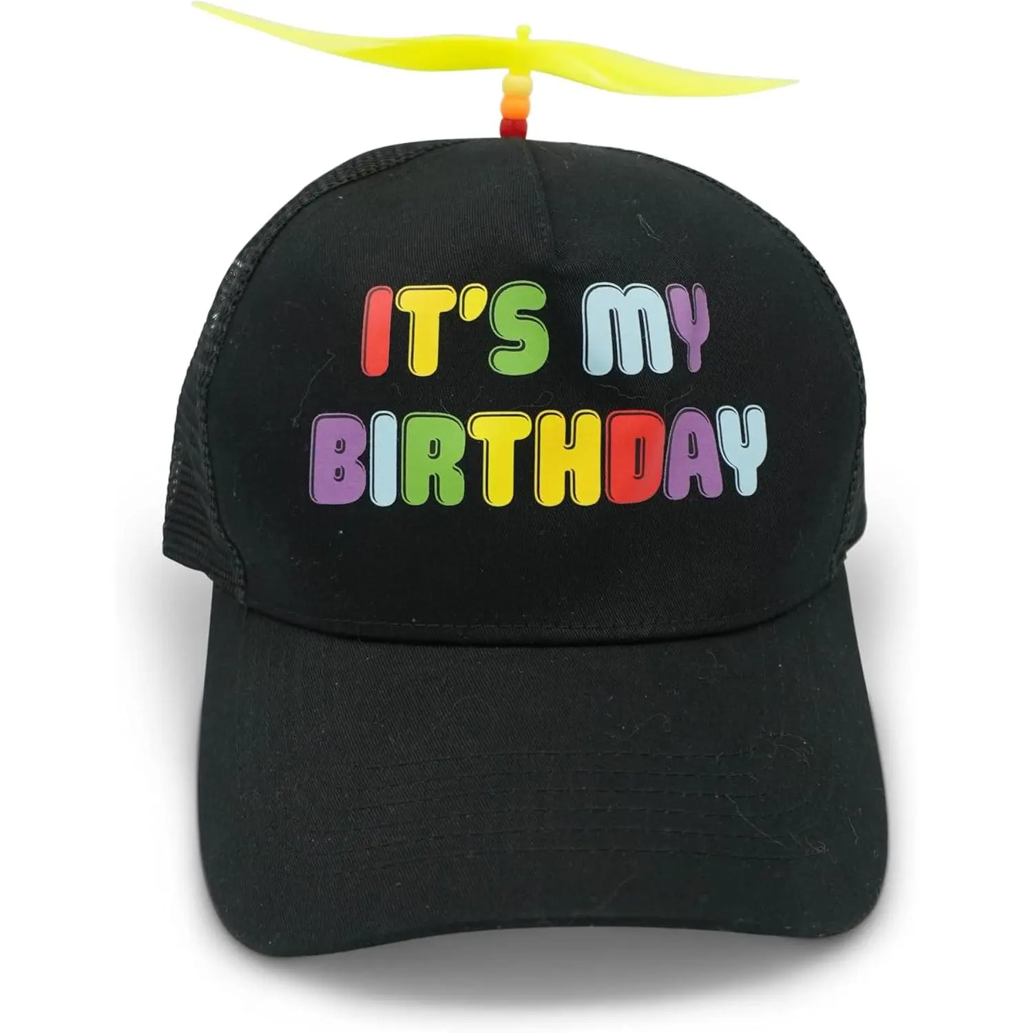 Novelty Propeller Hat – Funny Birthday Party Hat for Adults & , Colorful Spinning Beanie Cap for Laughs & Celebrations