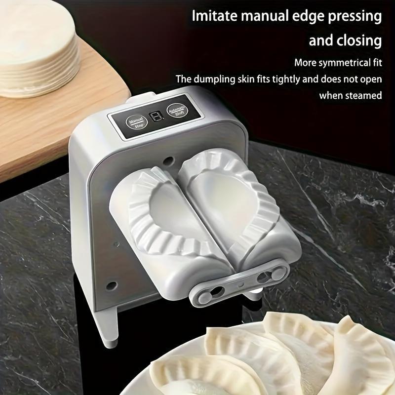 1 Unit, Electric Dumpling Maker, 2023 Latest Rechargeable Automatic Dumpling Machine, Home Electric Dumpling Mold, Capable of Producing 1500 Dumplings on a Full Charge, Compact Appliances, Kitchen Tools