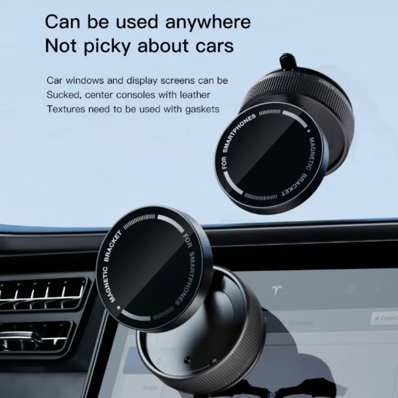 Magnetic Car Mount Holder, Compatible with iPhone 17/16/15/14/13, Universal Design for Easy Installation & Secure Grip
