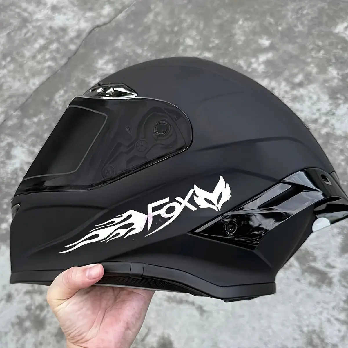 2 Pcs Motorcycle Custom Stickers, Reflective Skateboard Decals, Diy Decals, Easy Application, Personalized Helmet Decoration, Unique Style Accessories