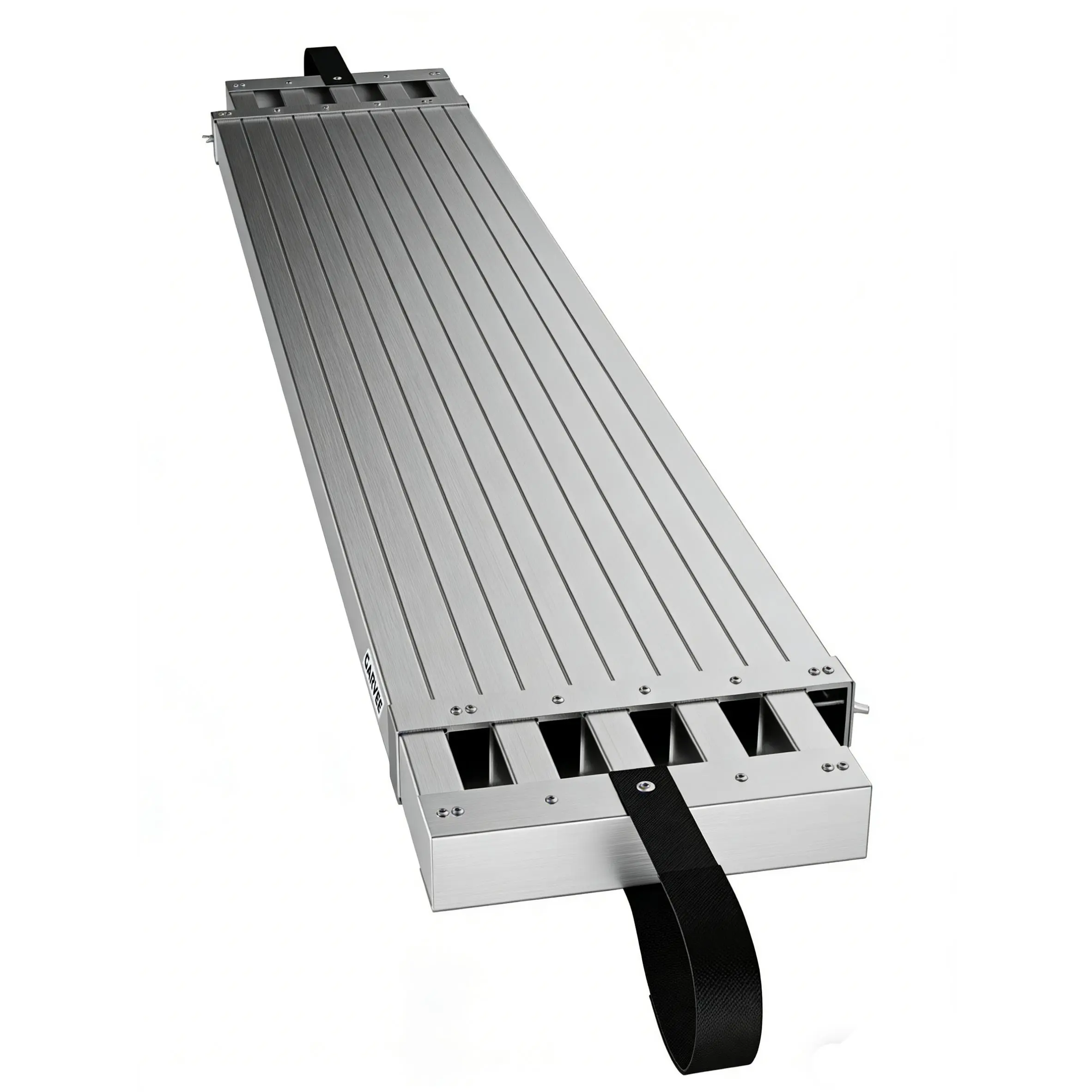 Aluminum Telescoping Work Plank for Ladders Adjustable Extension Scaffold Platform 440lbs Capacity Skid-Proof Surface Ideal for Home Renovation, Decorating, and Maintenance