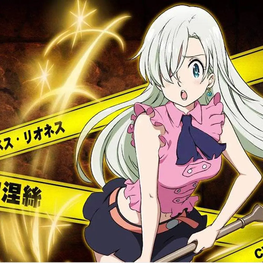 Anime The Seven Deadly Sins Elizabeth Liones Cosplay Summer Dress Girls Pink Dress Uniforms Dress Halloween Party Dress Women