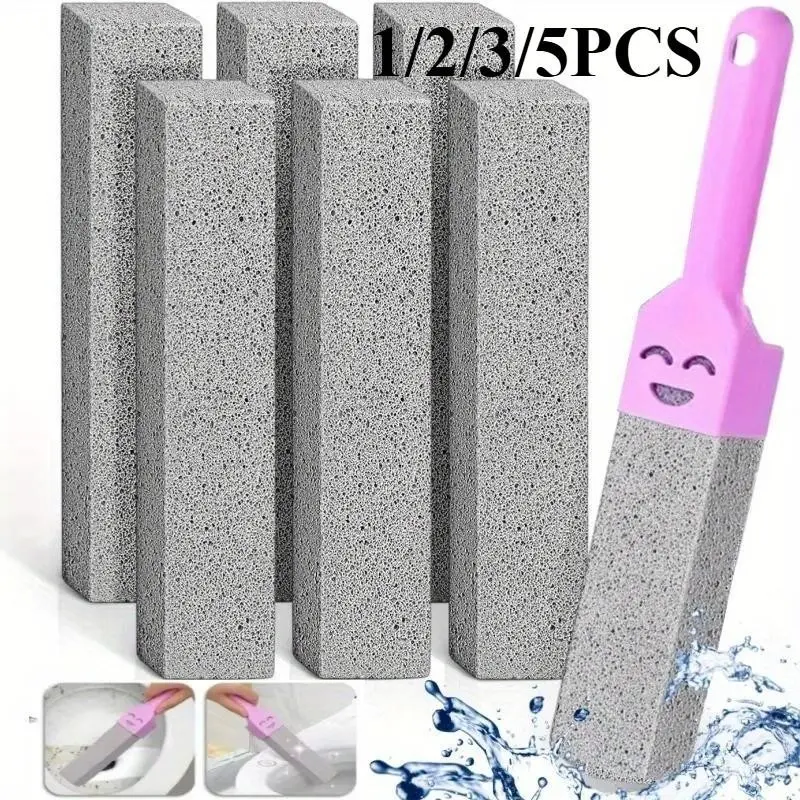 1/2/3/5 Piece Float Stone Cleaning Brush Scrubber, Toilet Scale Remover, Bathroom Tile Sink Cleaner, Home Washing Tool, Bathroom Gadget