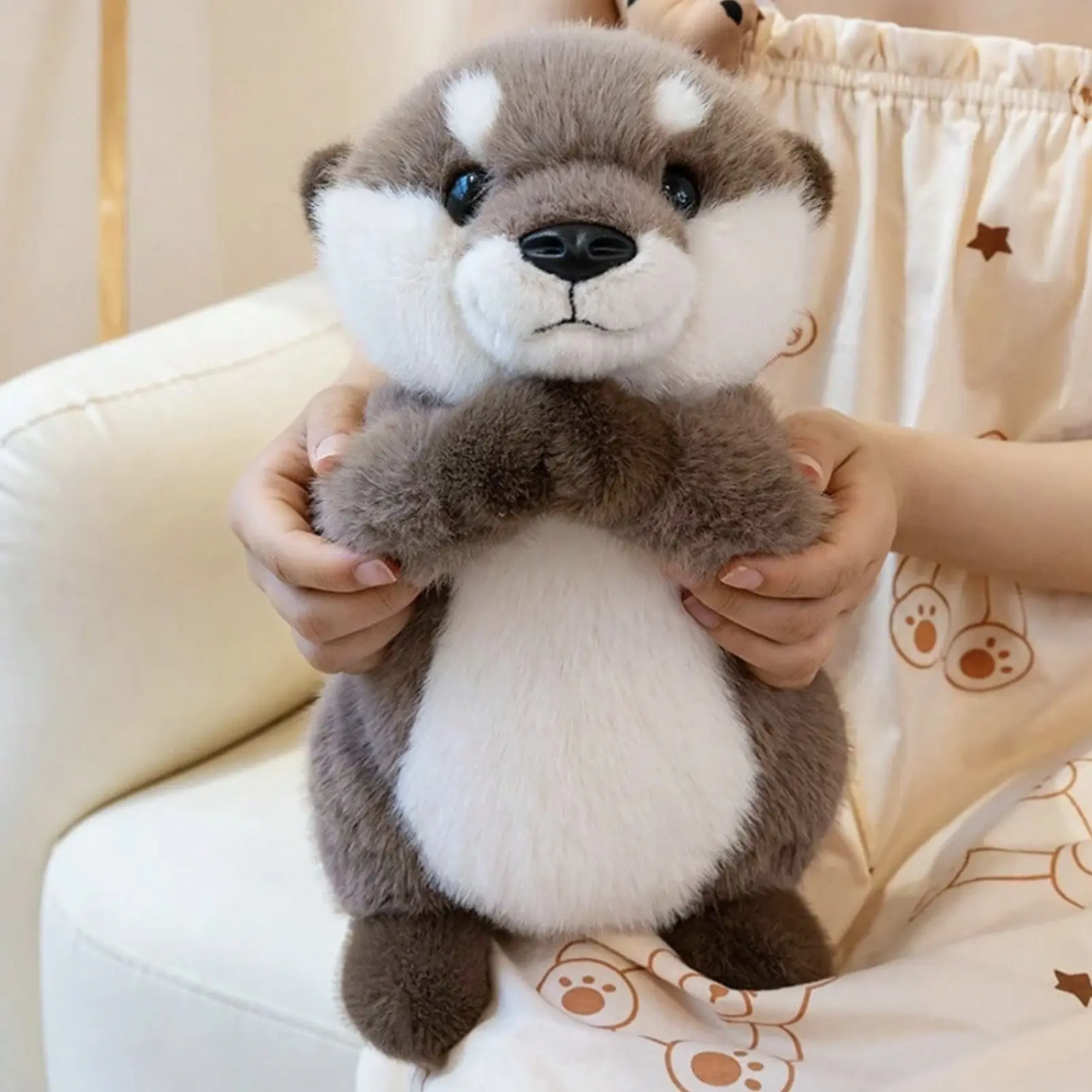 Soft Plush Otter Gift, Cozy Stuffed Toy, Perfect for Kids, Ideal Christmas & Holiday Gift, New Year Doll for Boys & Girls
