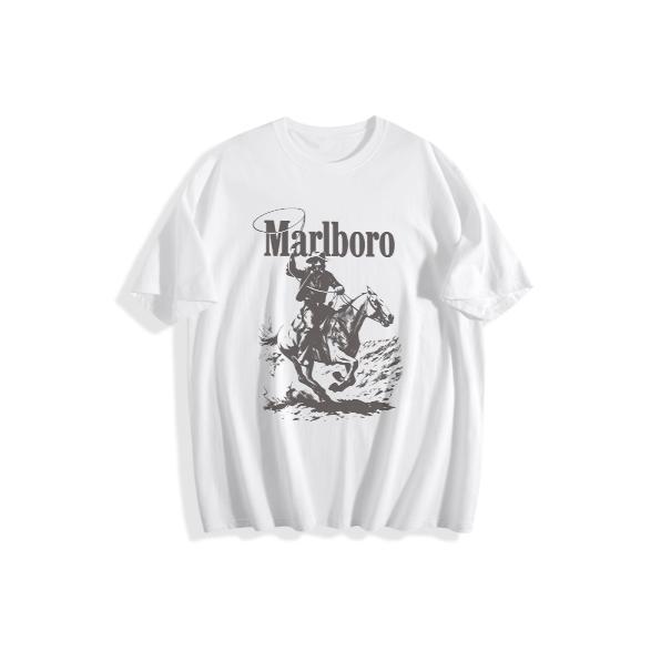 Vintage Marlboro Cowboy T-Shirt, Gifts Shirt, Unisex Vintage  Clothes Men Women Streetwear