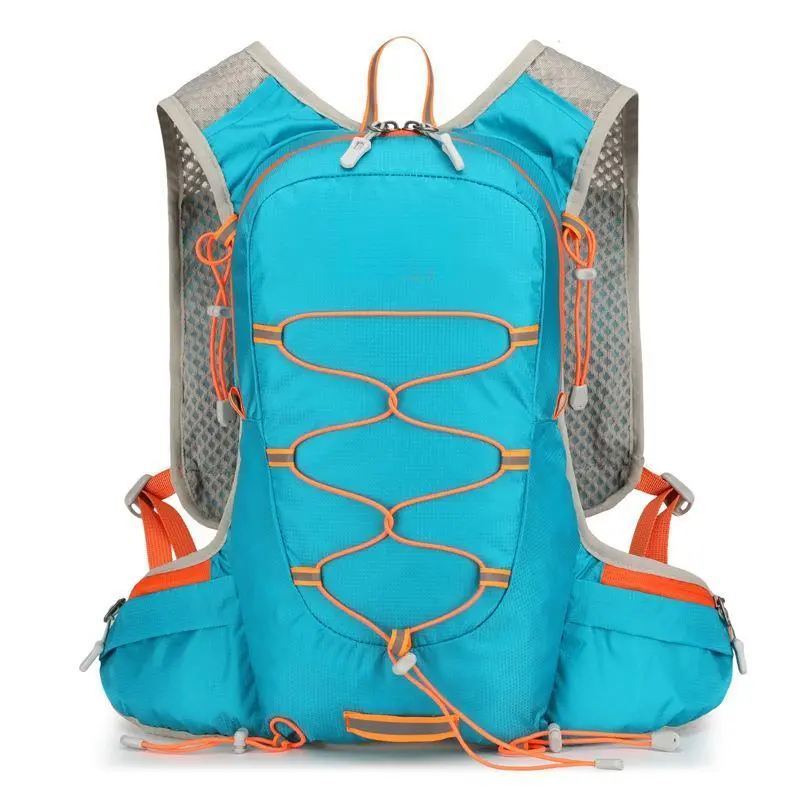Outdoor Equipment Ultralight Hiking Backpack with Water Bladder for Men Women Water-Repellent Finish Ideal for Hiking Fitness Daily Use Multifunctional Mountaineering Bag