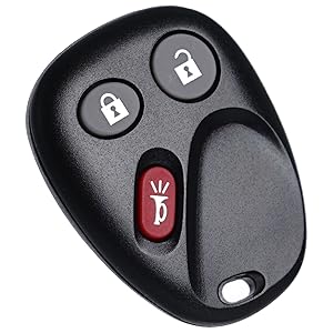 Keyless Entry Remote Control Key Fob Replacement Fits for Chevy Silverado 1500 2500 HD 2003-2006 Avalanche Equinox SSR Suburban Tahoe GMC Sierra Yukon XL Hummer H2 Cadillac Escalade LHJ011
