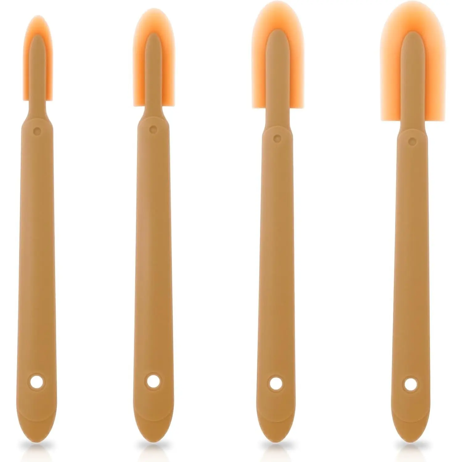 4 count Multi Size Flexible  Caulking Spatula Set | Caulk , Rubber Caulking Tool, Caulk Remover Tool, Caulks Smoothing Tools for Corners, Gaps & Seams