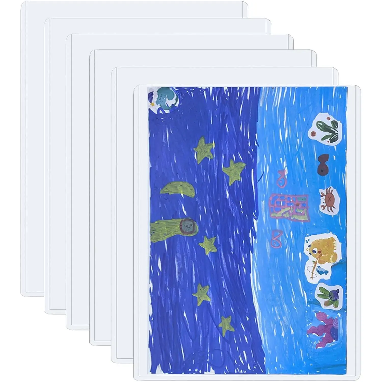 14 PCS 8.5" x 11" Rigid Print Protectors,Clear Plastic Page Protectors,Clear Rigid Top loaders,Plastic Paper Sheet Protectors for Photos,Documents,Contracts,Birth Certificate Protector (14)