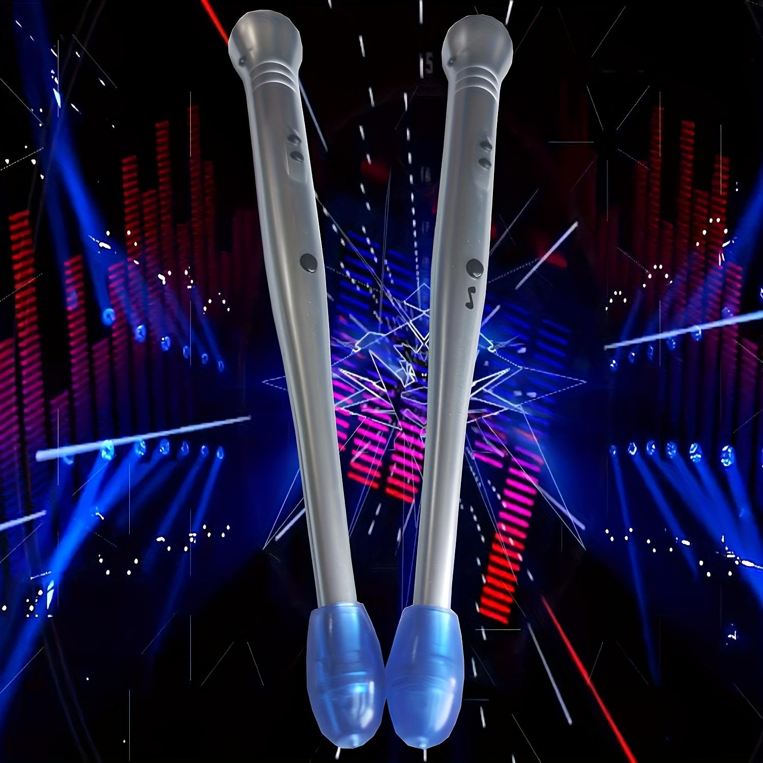 [Holiday Gifts] Electronic Sensing Rhythm Drumsticks - Air Percussion Instrument with -Like (No Drums) |   Interactive Music Practice & Party Games for /s |   Holiday Gifts (White) |   Compatible with Smartphones