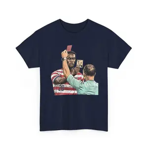 Balogun Red Card Trump Meme Tee, clothing, vintage t shirts, oversized, funny graphic, tee shirt for men, men's gift