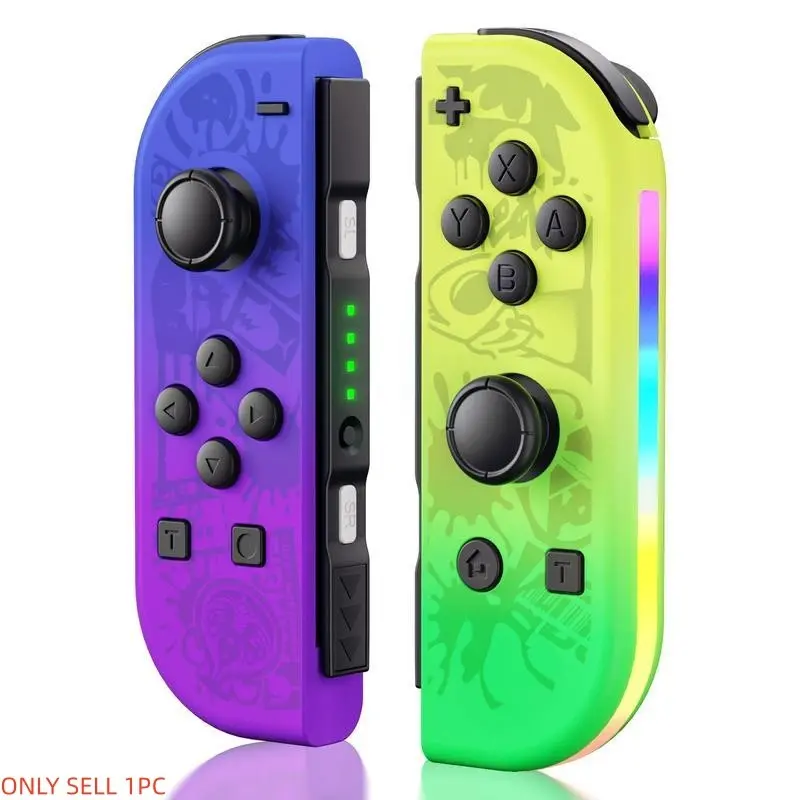 2026 Latest Model Joy-02 Game Controller for Switch, Wireless Dual Vibration Replacement, Wake-Up Button, Compatible with Lite/oled