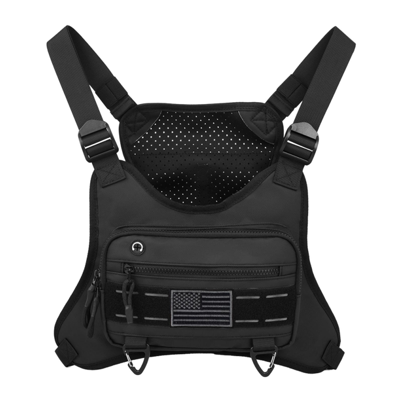 Outdoor Sports Chest Bag Adjustable EDC Travel Chest Pack Anti-Theft Multi-Functional for Workouts Cycling Hiking Motorcycle Accessories NEW