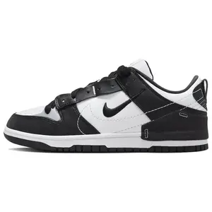 Nike Dunk Disrupt 2 Women's Low-Top Sneakers in Recycled Materials, Classic Panda Black-and-White Design Verifiable, with credentials and supporting global authentication