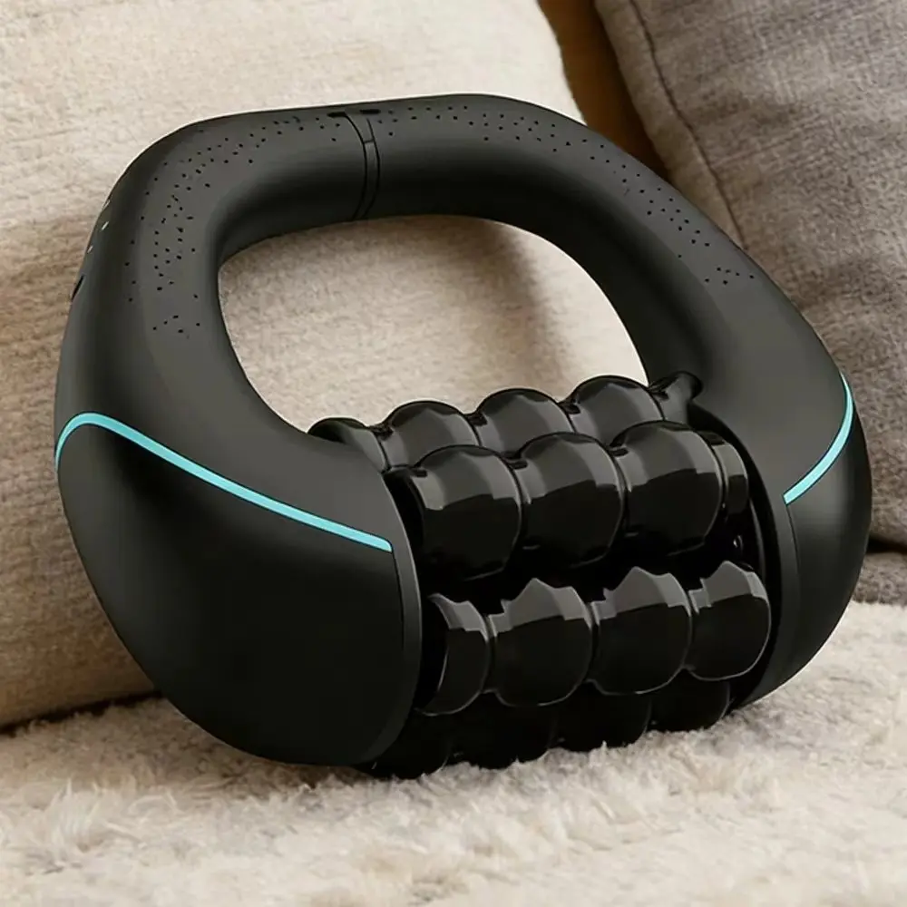 Electric Massage Roller Rechargeable, Three-Speed Massager, Massagers for Neck and Back Pain Relief, Vibration Therapy, Full Body Relaxation, Deep Tissue Muscle Recovery