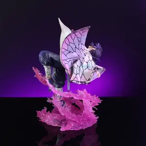 Demon Slayer Gk Model, Nezuko Kamado Blood Demon Form, Butterfly Shinobu Flying Pose, Anime Figure Collectible, Desktop Display