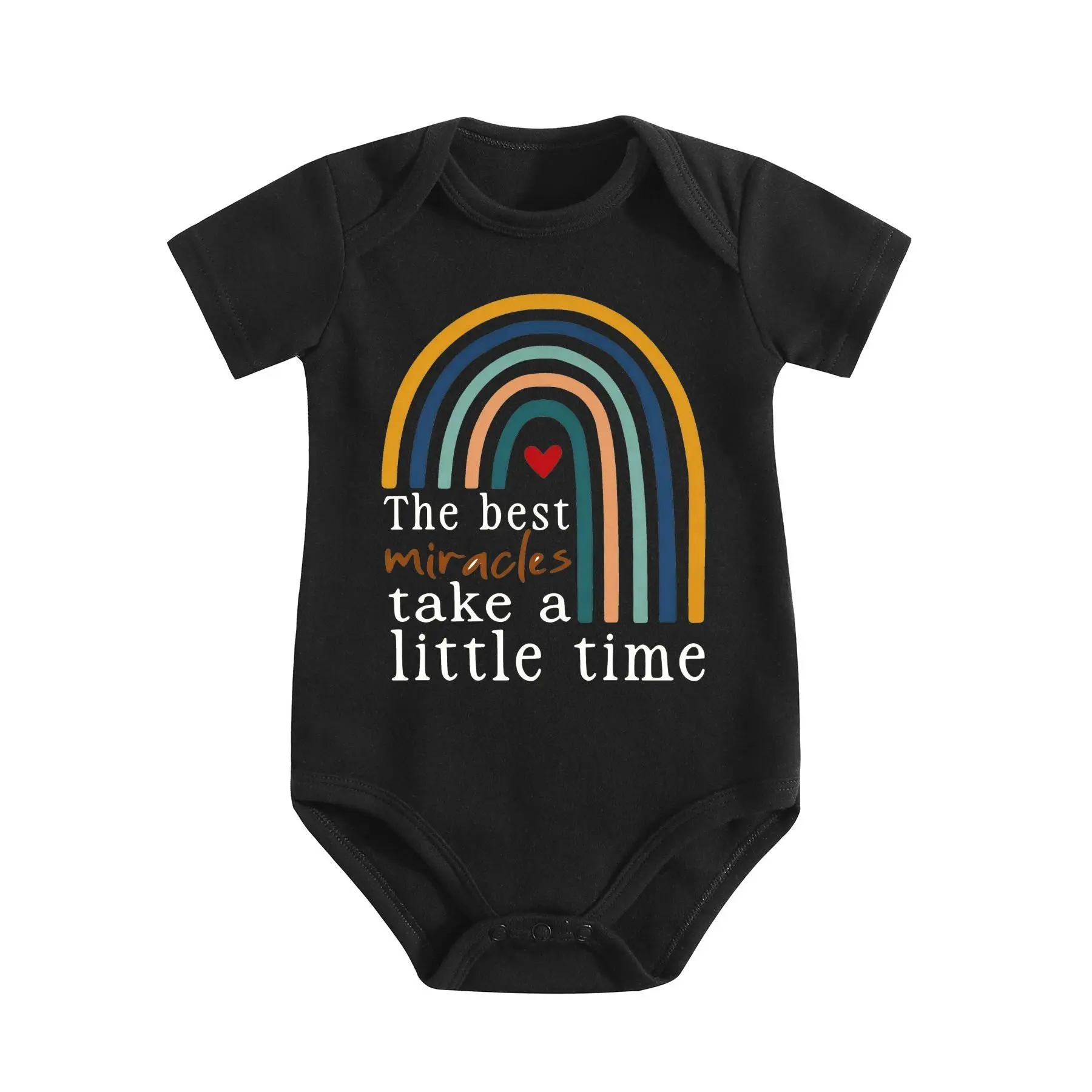 'LGBTQ+ Pride Rainbow' Bodysuit, Gender Neutral Baby Clothes, Infant Fashion Short Sleeve Outfit 0-24 Months cute items funny onesies