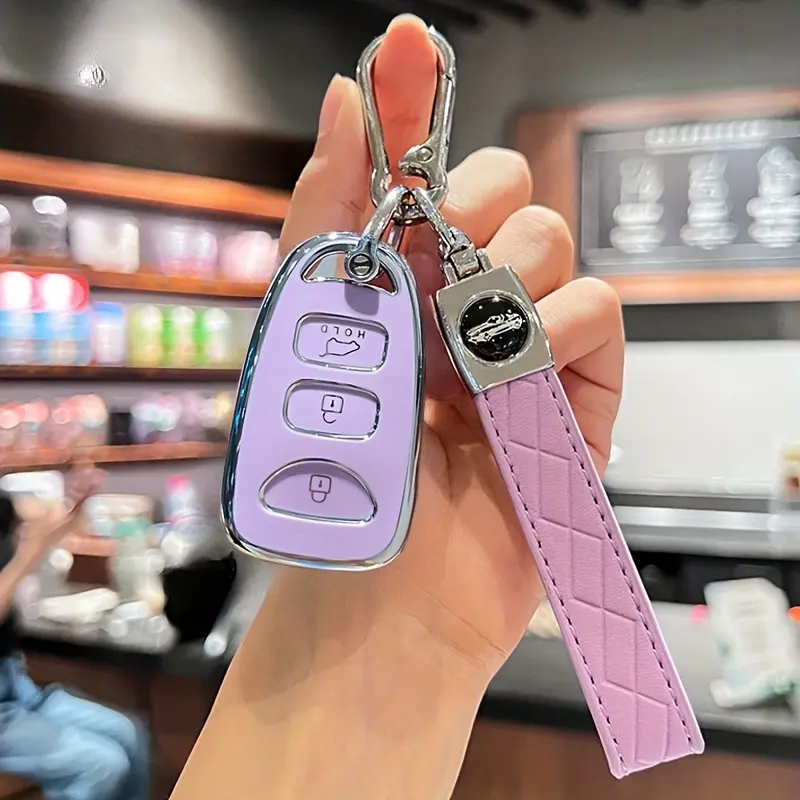1 piece TPU car remote control key cover Hyundai Elantra Santa Fe accent Tucson Kia Carens 2 + 1 3 + 1 button car remote control key Shell