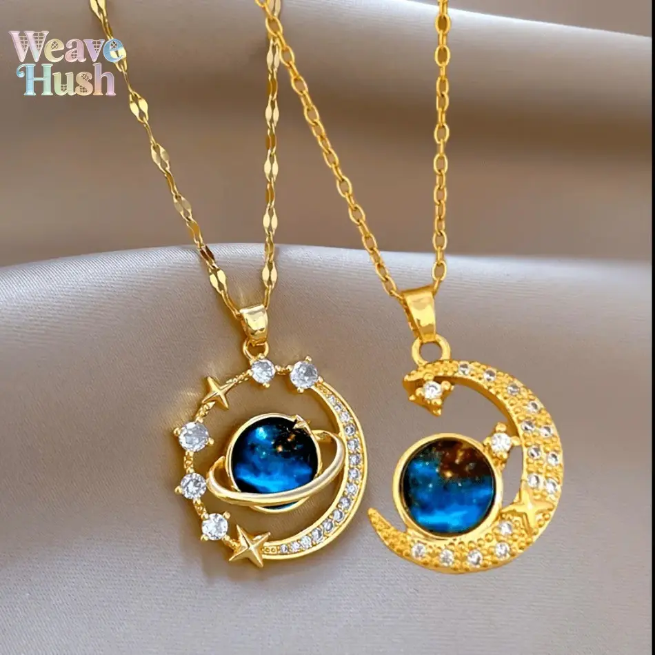 Magnetic Couples Necklace 2 pcs Set, Casual Astronaut Pendants, Multi-purpose Matching Bag Charms, Love Gifts for Boyfriend