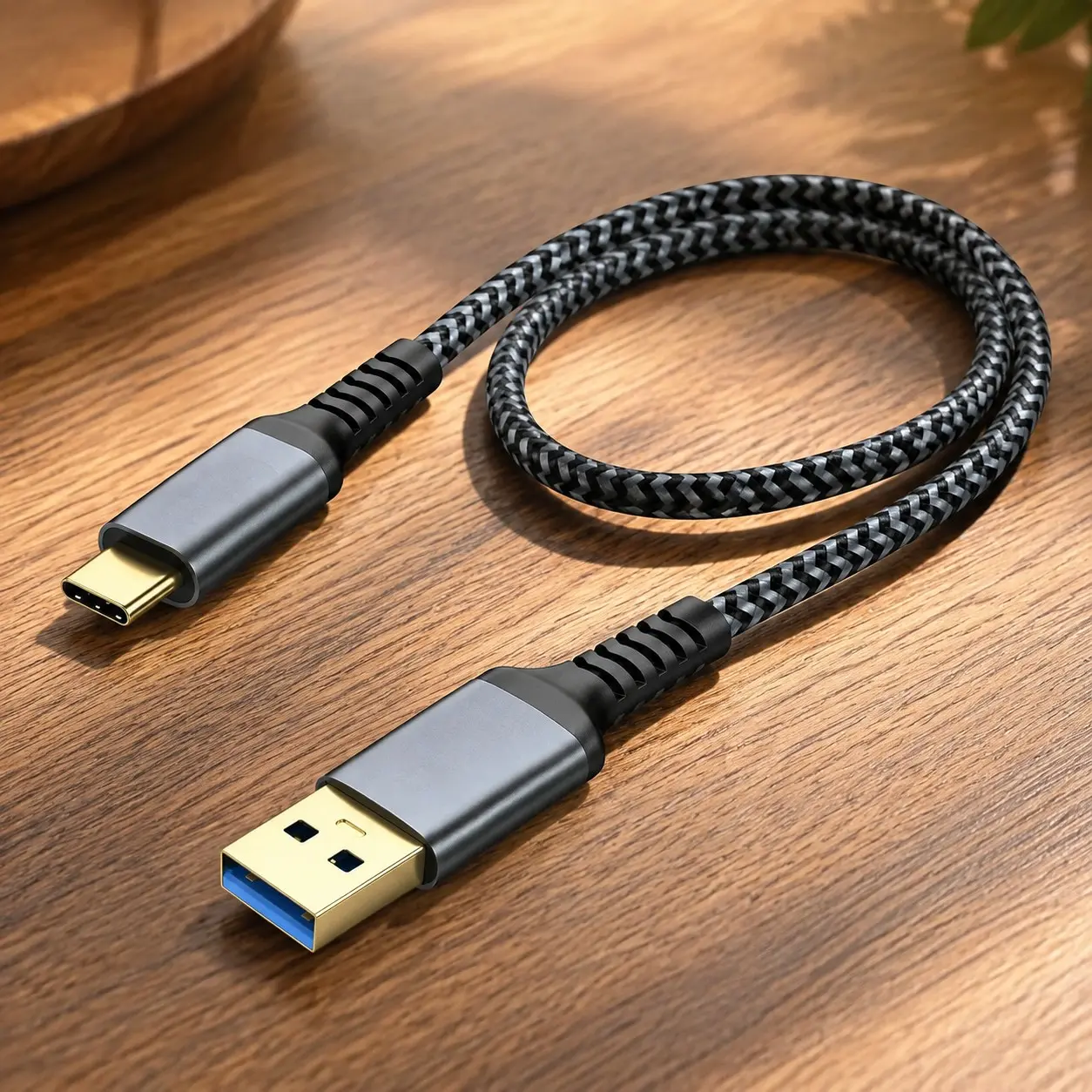 10Gbps Android Auto USB C Cable, 1.5FT 3A USB 3.1 Gen 2 Fast Charge & Data Transfer USB C CarPlay Cable, Compatible with iPhone 17/16/15 Pro Max, Samsung T7, Galaxy S23 S22 Ultra Note 20, SSDGift