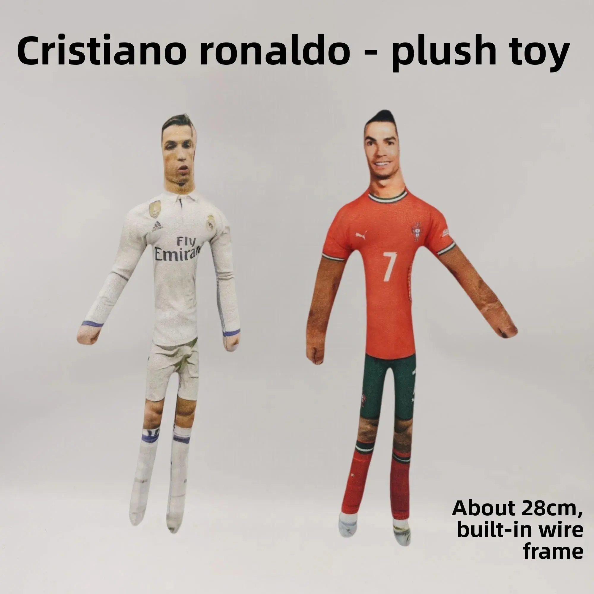 26CM Messi Cristiano Ronaldo Zlatan Ibrahimović Football Stars Abstract Rat Jerky Built-in Skeleton Flexible Posing Doll
