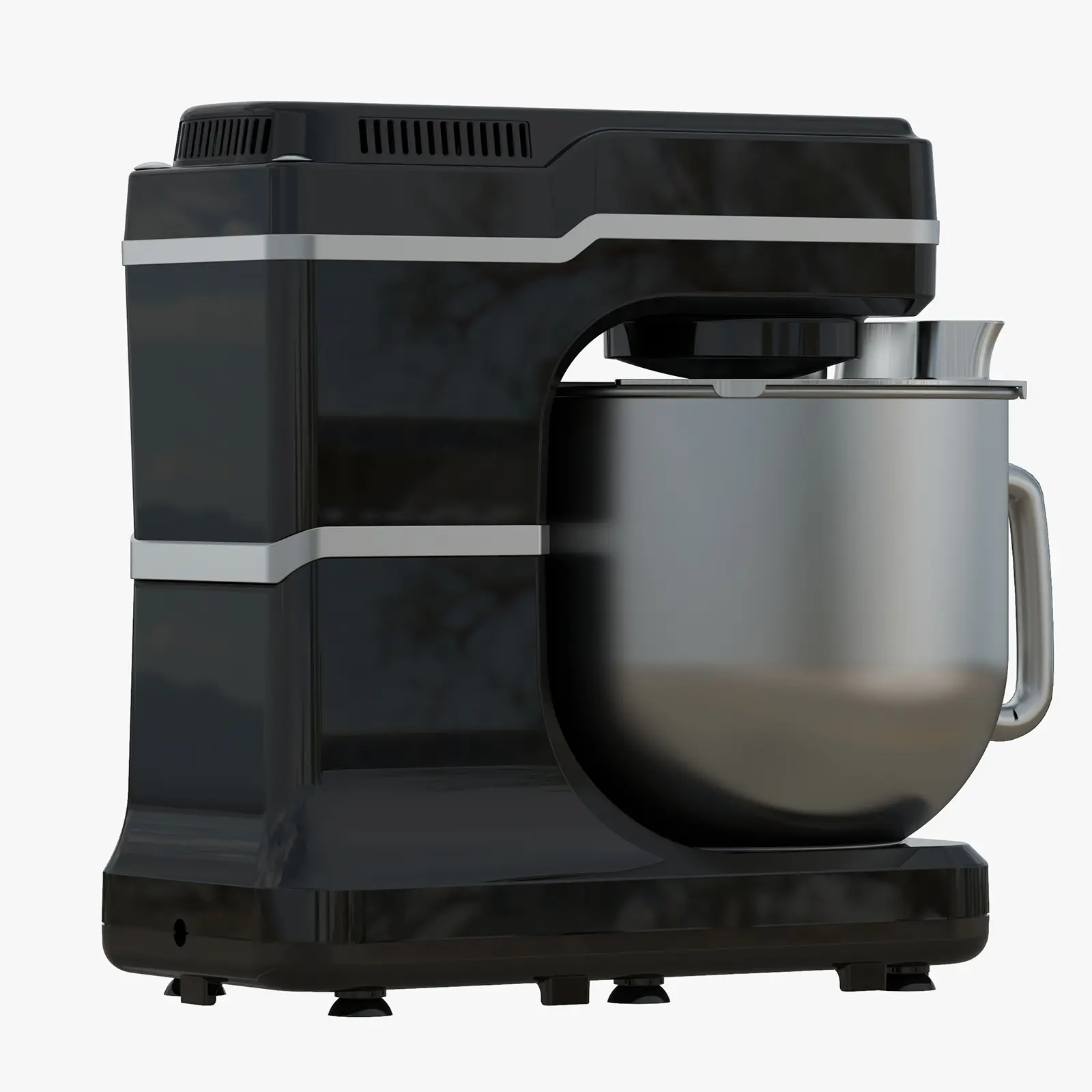 Tilt-Head Electric Stand Mixer with 660W Power, 10-Speed Performance, 7.5 Qt Stainless Steel Bowl, Dishwasher-Safe Attachments, Splash Guard, Anti-Slip Base for Home Kitchen Use