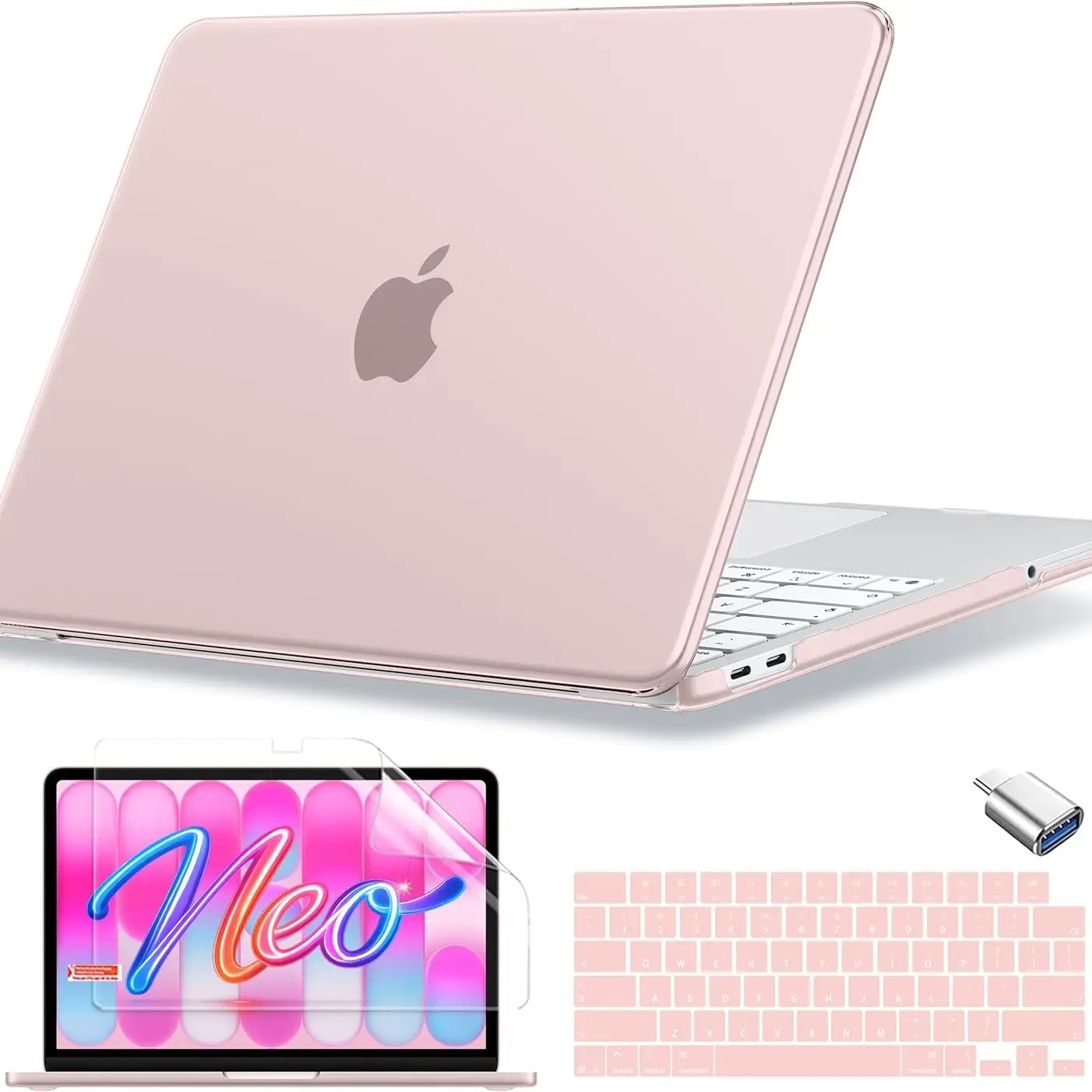 Case for Macbook Neo 13 Inch A3404, Ultra-Thin High Transparency Snap on Hard Shell, Crystal Clear Protection for A18 Pro Chip