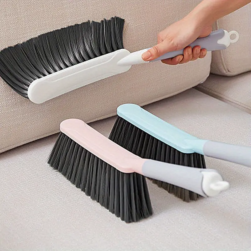 2pcs bed sweeping brush with handle, pet hair removal brush, household bedroom dust removal brush, bed dust removal brush, sofa, cleaning tool