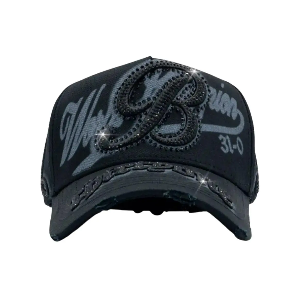 31 HATS X DAVID BENAVIDEZ 31-0 BLACK SNAPBACK HAT ONLY!31BNVDZ31-0 BLACK GRAY