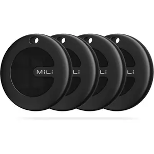 MiLi Air Tags Bluetooth Tracker for Android 4 Pack, Smart Air Tags for Google Find Hub, Air Tags Tracker for Keys, Luggage, Suitcase, Backpackgift