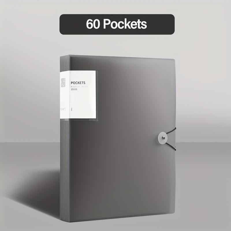 A4 Multi-Layer Transparent File Folder, Thick PP Material Durable Design, High Capacity Lightweight Design, Available in 6 Color Options for Stylish Organization