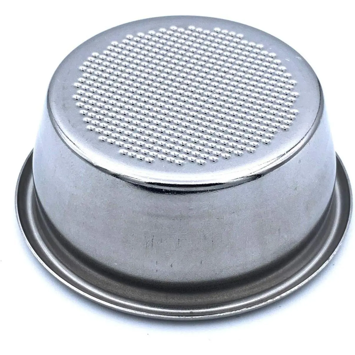 54mm 2 Cup Single Wall Filter Basket - Non-Pressurized Stainless Steel, Metal Portafilter Container - Reusable, Washable - Compatible with Breville Espresso Machines - 18/20g (Single Wall - 2 Cup)