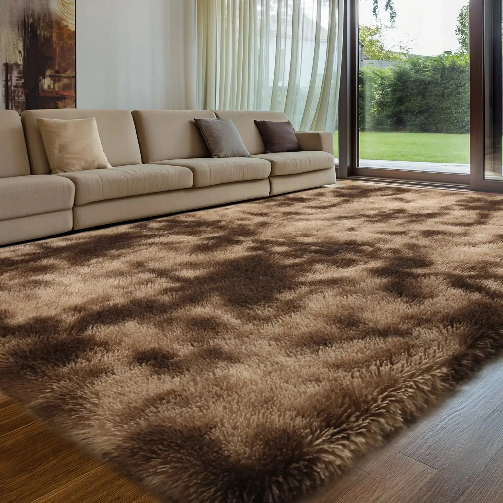 Shag Area Rugs for Bedroom Living Room,Ultra Soft Fluffy Area Rugs for Dorm, Indoor Carpet Nursery Rugs for Kids Room Home Decor, Shaggy Area Rugs, Home Decorative Rugs