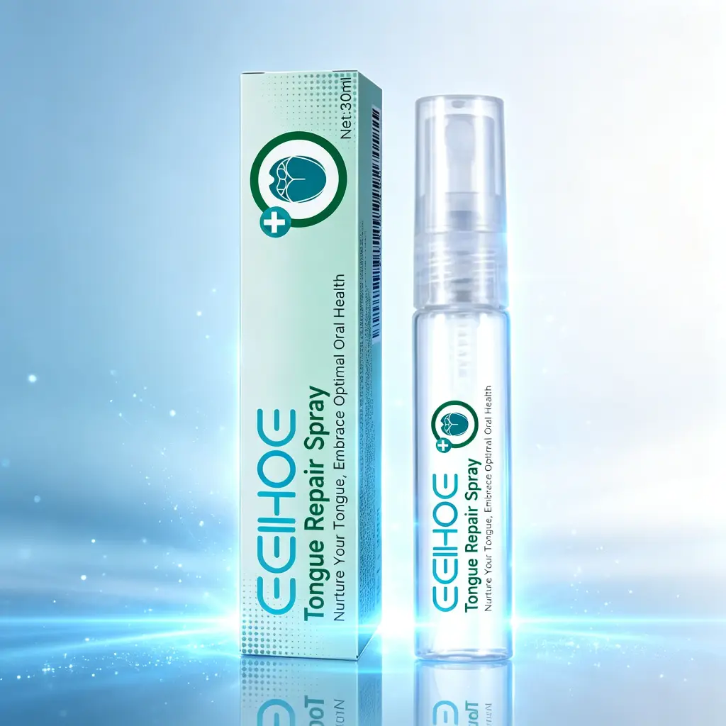 Oral Spray, Alcohol-Free Unscented Fresh Mouth Freshener for Tongue Care - Antibacterial, Soothes Swollen Cracked Tongue & Mucosa, Long-Lasting Oral Health Support, Sensitive-Safe