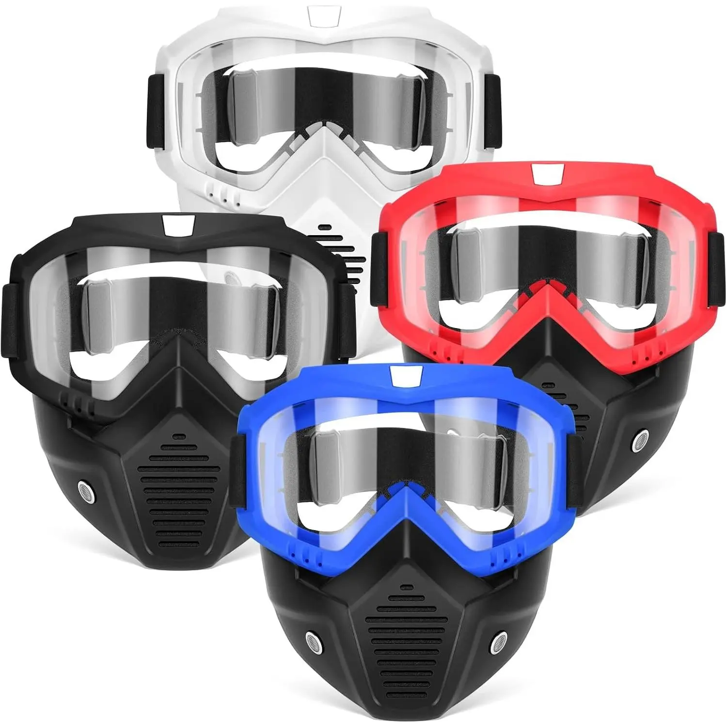 Detachable Masks, Tactical Mask with Goggles Compatible with Nerf Rival, Apollo, Zeus, Khaos, Atlas, & Artemis Blasters Rival Mask