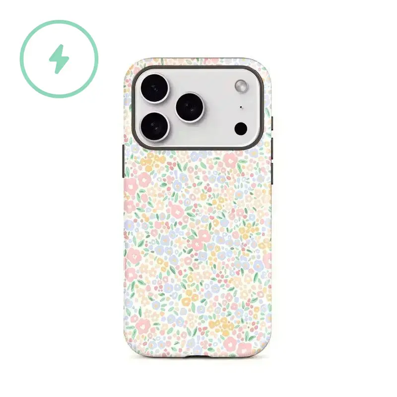 Phone Case Compatible with MagSafe, This Spring Floral Pattern Dual-layer Protective Case Is A Durable 2-in-1 Device,phone Case Suitable for Iphone 11/12/13/14/15/16/17 Pro Promax Plus Air and Samsung S22/S23/S24/S25 Plus Ultra Fe. It's Also A Stylish Cou