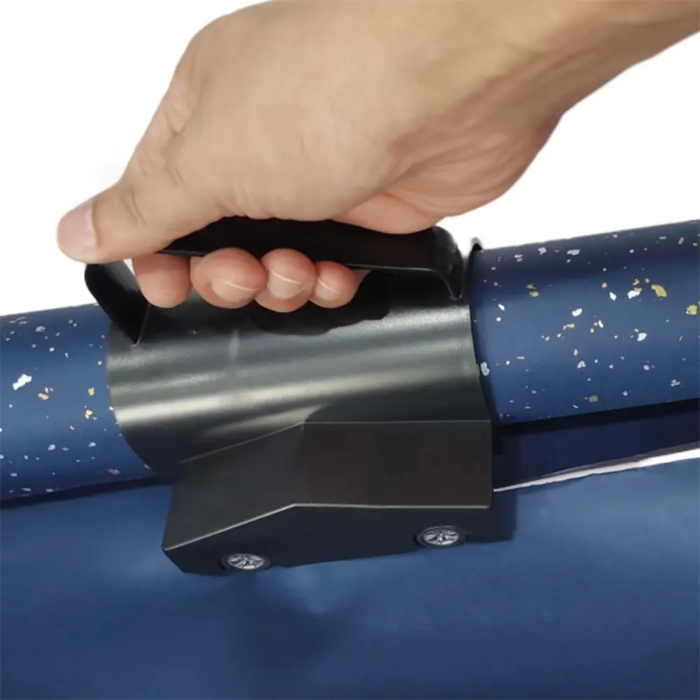 Roller Shaped Packaging Paper Cutter, Includes 3 Replaceable Blades, Ideal for Christmas and Birthday Gift Wrapping, Sliding Design for Convenience