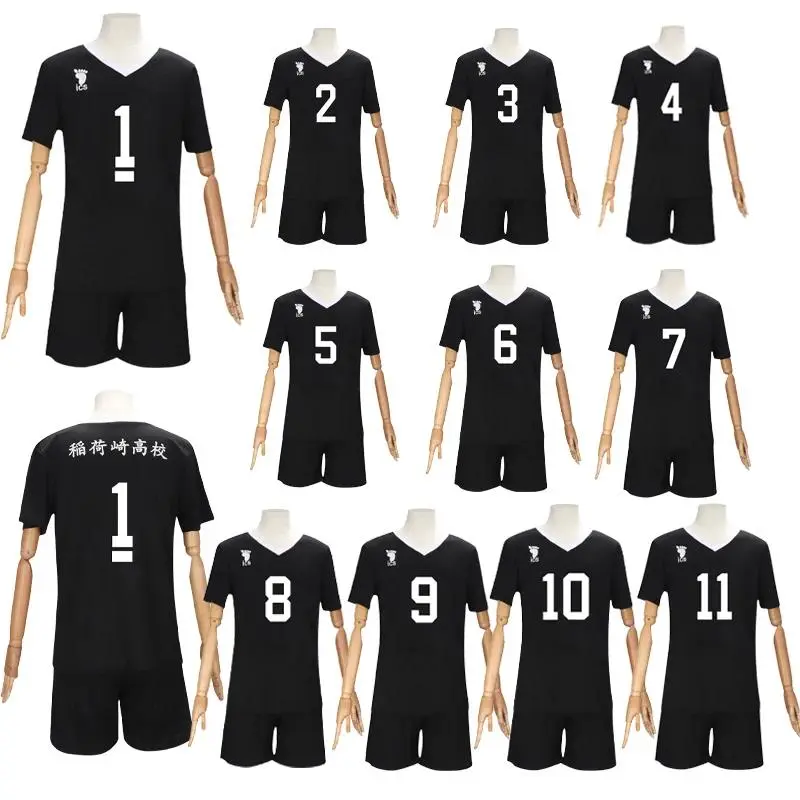 Anime Haikyuu!! Miya Atsumu Osamu Sportswear Inarizaki High School Volleyball Team Uniform Kita Shinsuke Rintaro Suna