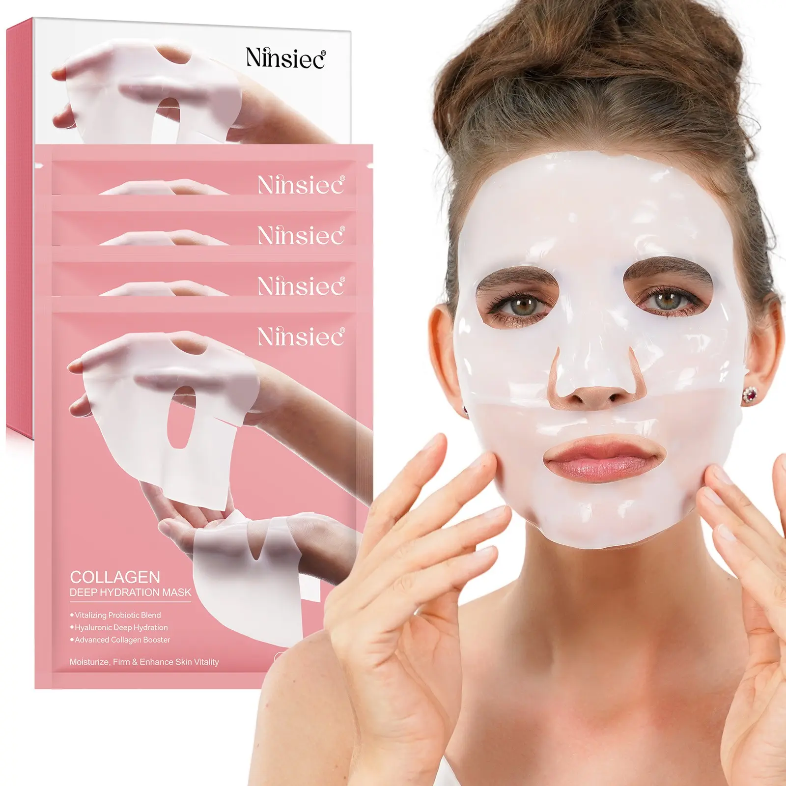Overnight Glow Moisturizing Hydrating Sleeping Mask – Collagen + Hyaluronic Acid + Niacinamide + Vitamin E. Overnight Intensive Repair. Anti-Aging No-Rinse Mask – Apply Before Bed, Wake Up to Hydrated, Radiant Skin.