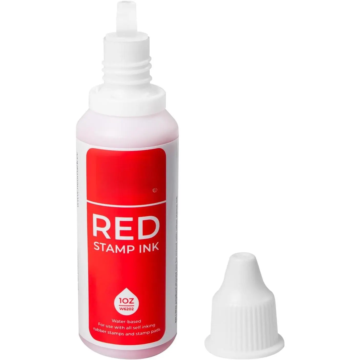 Ink, Quick-Drying Refill for Self-Inking , Red 1oz | AP-Certified, Water-Based Ink, Smudge-Resistant, Clear Impressions, Precision Refill Tip, for Date  &  Pads
