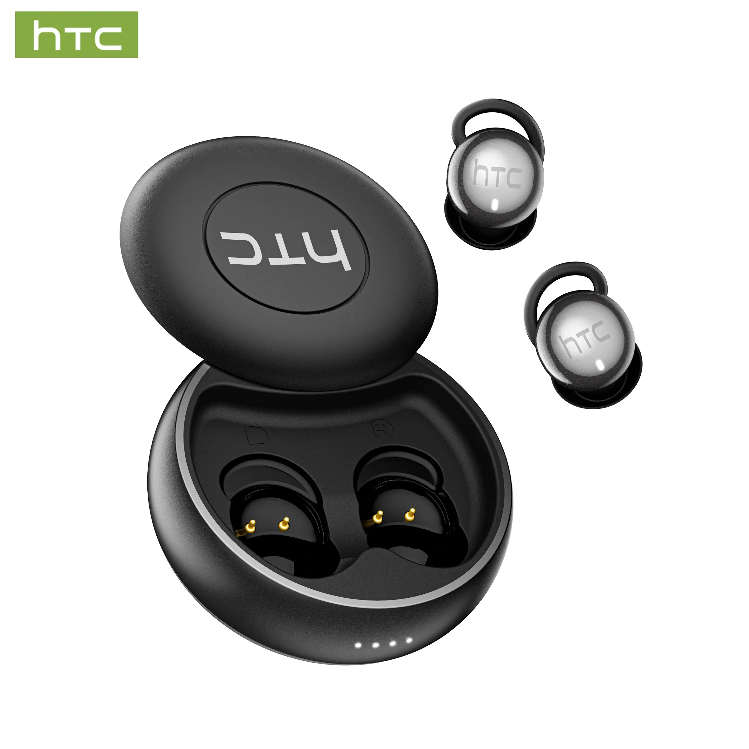 HTC NE91 Sleep Bluetooth Earbuds – Wireless Bluetooth 6.0, side-sleep friendly (no ear pressure), mini and portable, weightless fit, waterproof sports earbuds, HD calls, noise isolation,built-in microphone.