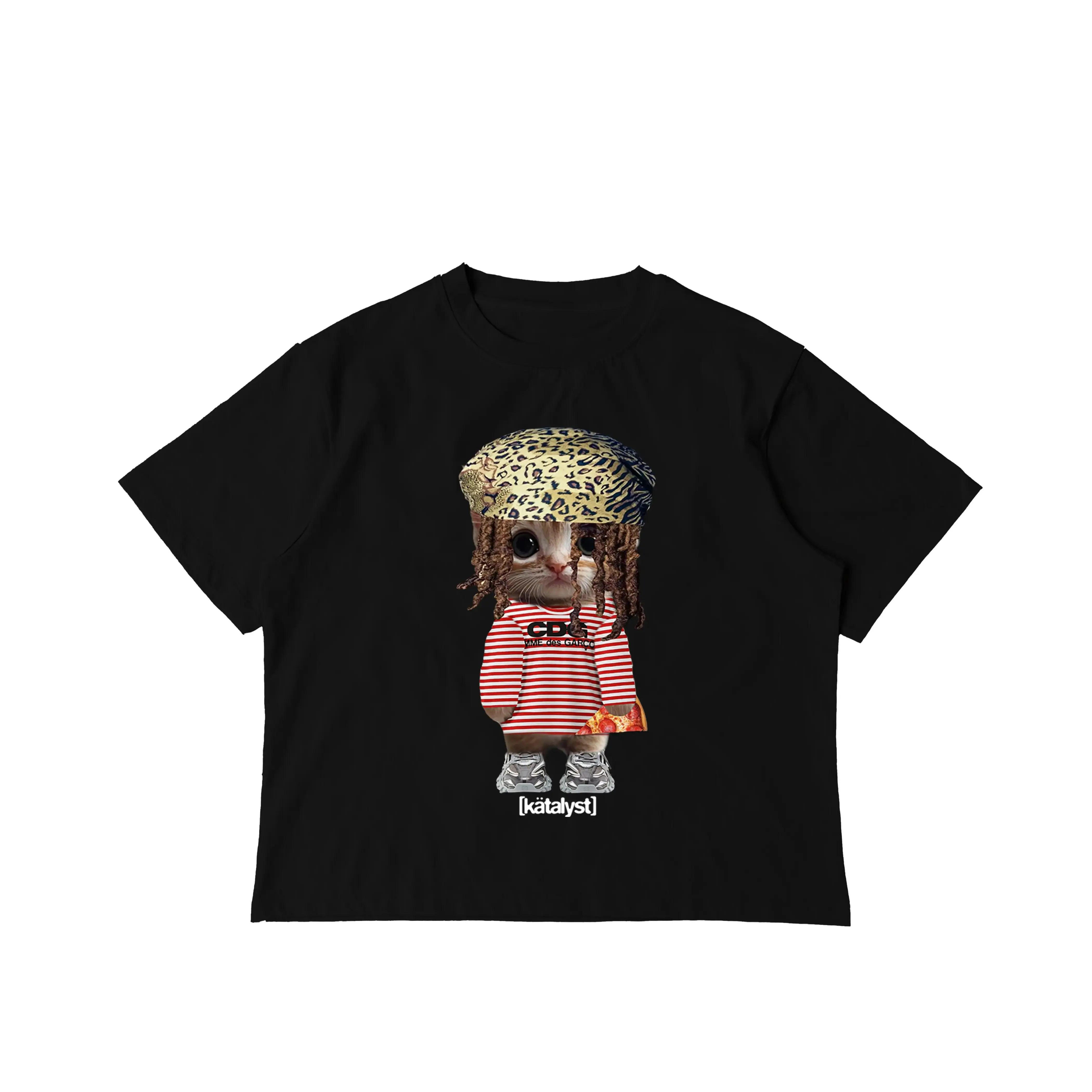 Che Kitty Shirt - Oversized Drop Shoulder